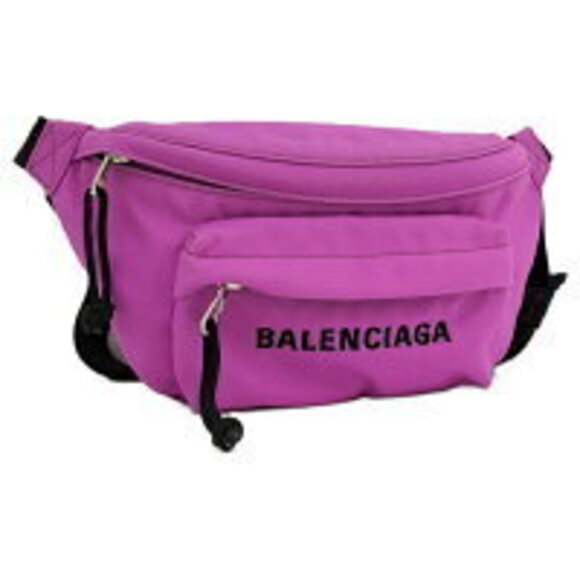 Balenciaga Handbags - BALENCIAGA Wheel Waist Bag Purple